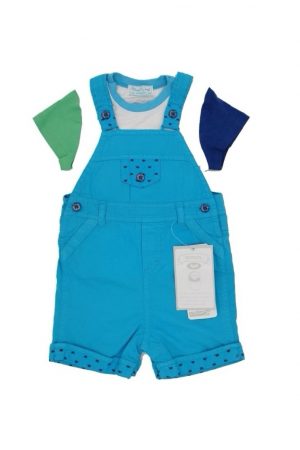 Set bebe, salopeta cu imprimeu/tricou colorat, Mayoral 6-9luni
