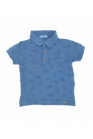 Tricou polo culoare albastru Mayoral