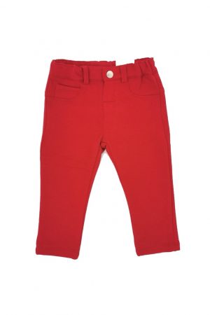 Pantaloni casual slim fit Mayoral 9luni(culoare rosu)